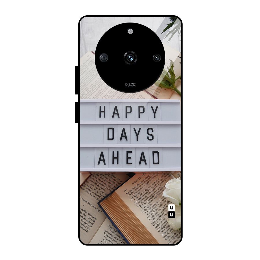 Happy Days Ahead Glass Back Case for Realme Narzo 60 5G