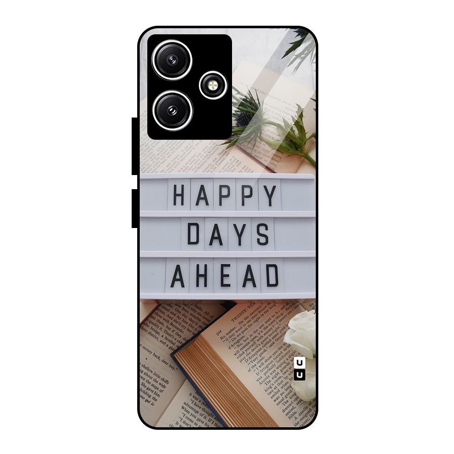 Happy Days Ahead Glass Back Case for Redmi 12 5G