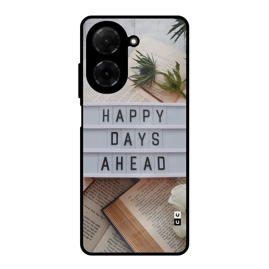 Happy Days Ahead Metal Back Case for Redmi A5 4G