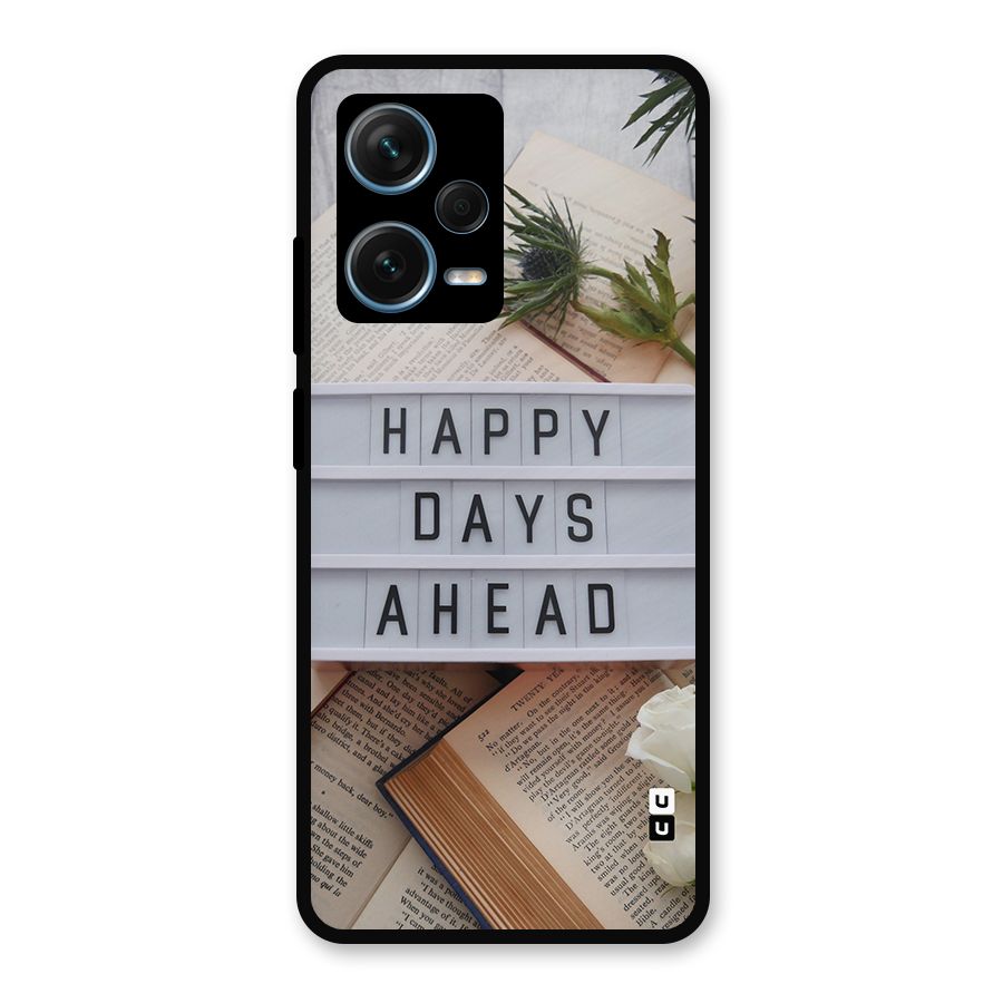 Happy Days Ahead Metal Back Case for Redmi Note 12 Pro Plus 5G