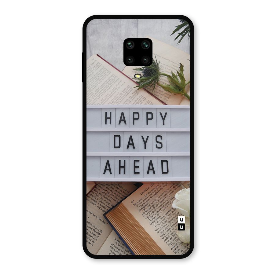 Happy Days Ahead Metal Back Case for Redmi Note 9 Pro Max