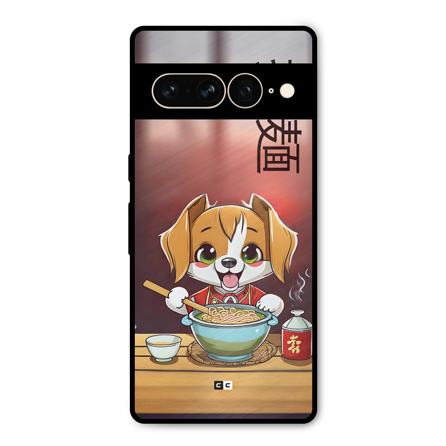 Happy Dog Cooking Metal Back Case for Google Pixel 7 Pro