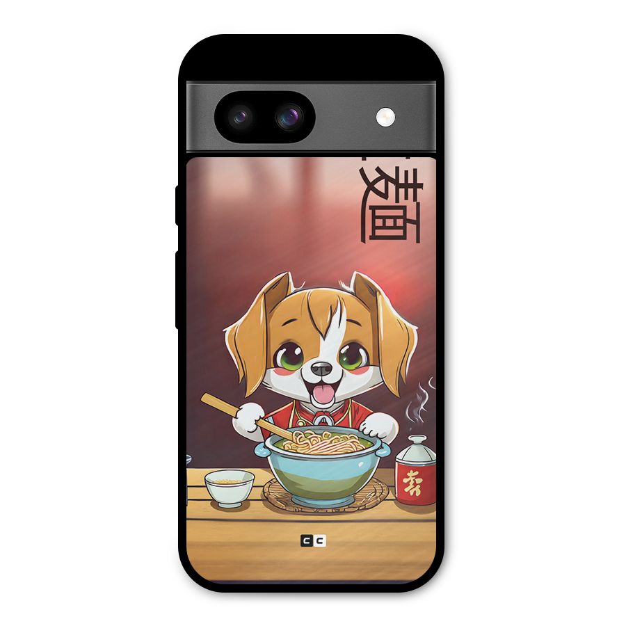 Happy Dog Cooking Metal Back Case for Google Pixel 8a