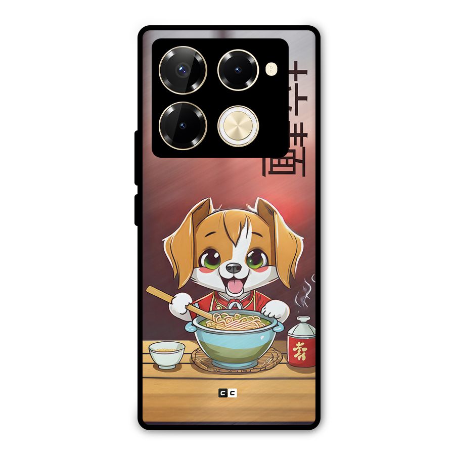 Happy Dog Cooking Metal Back Case for Infinix Note 40 Pro Plus