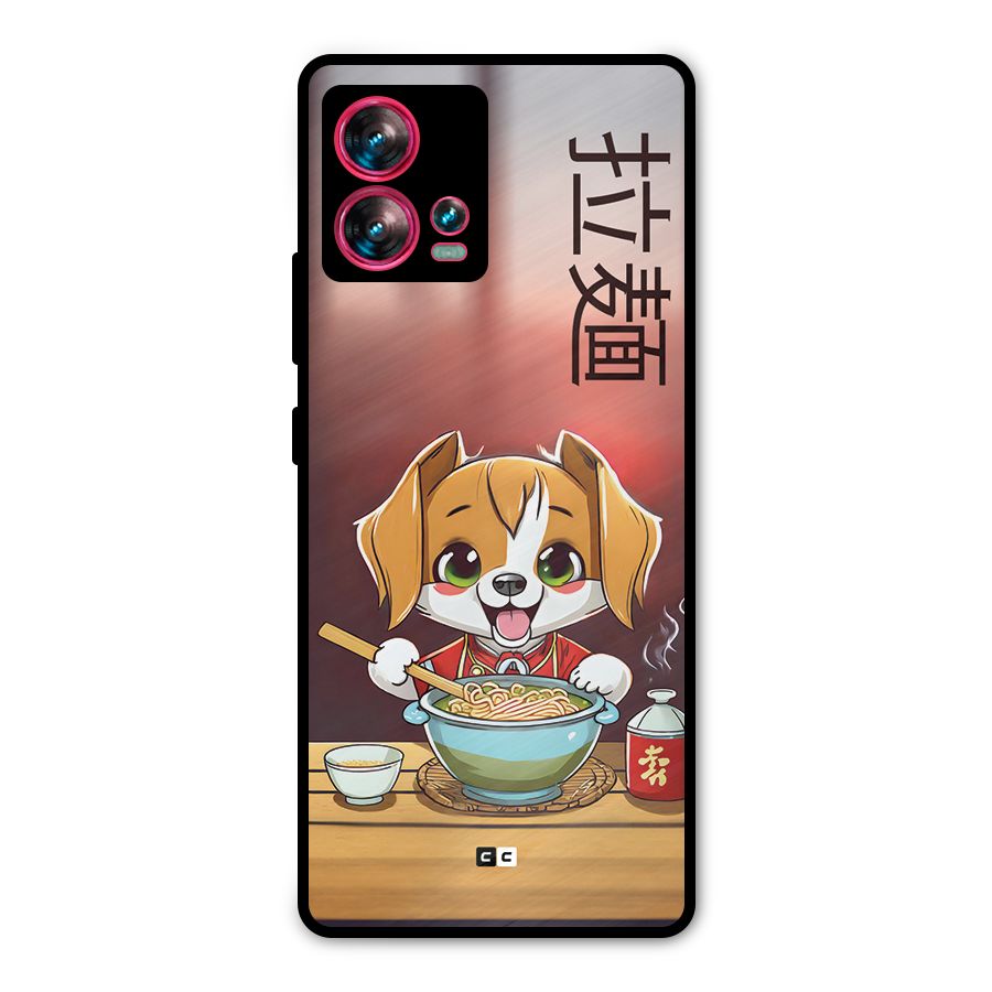 Happy Dog Cooking Metal Back Case for Motorola Edge 30 Fusion
