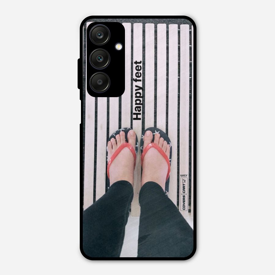 Happy Feet Metal Back Case for Galaxy A25 5G