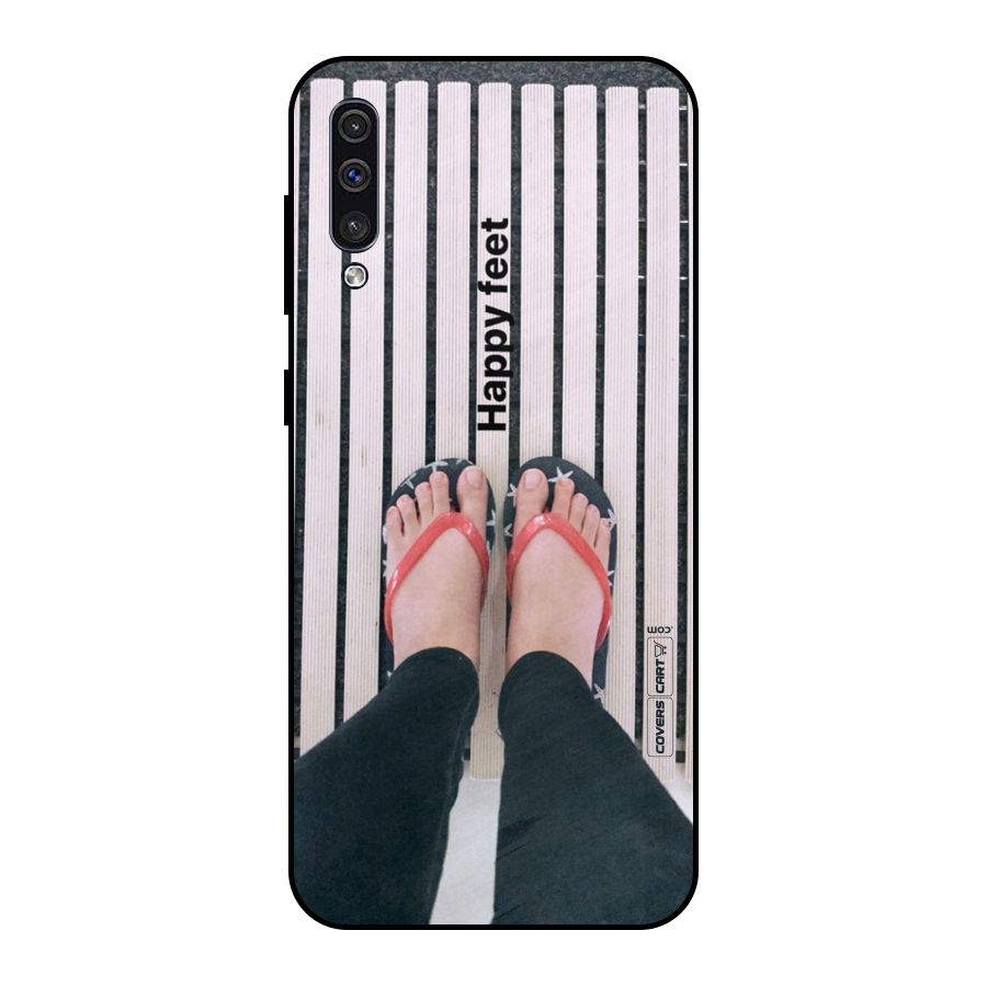 Happy Feet Metal Back Case for Galaxy A30s