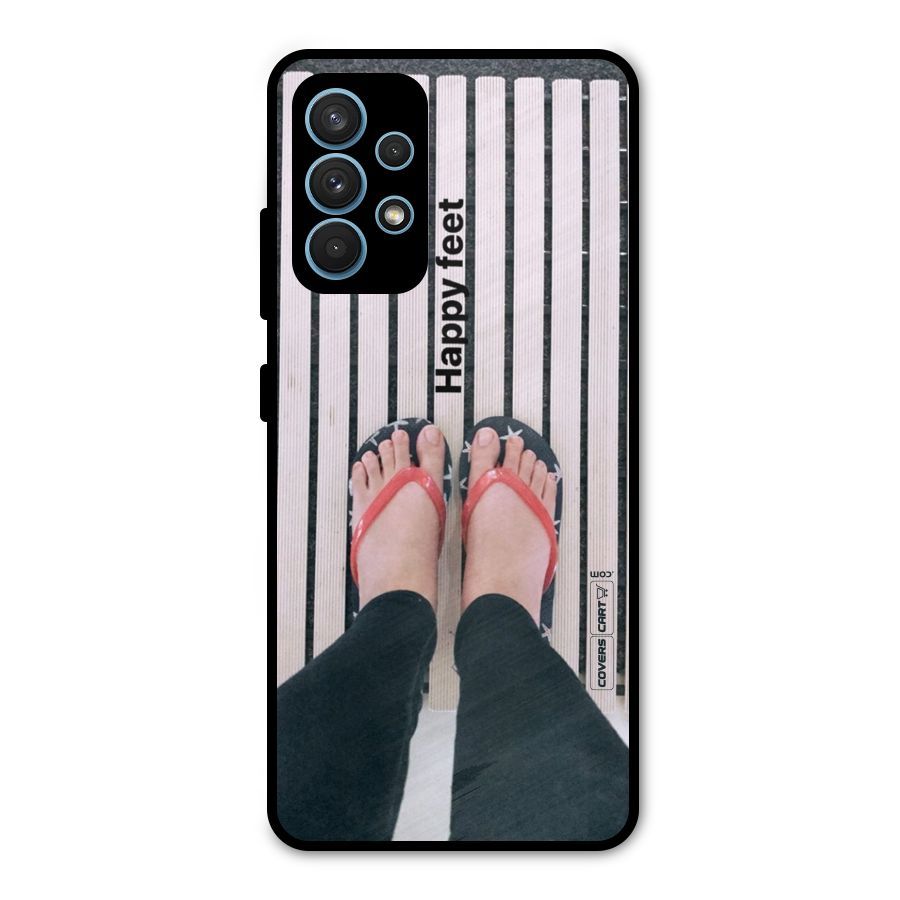 Happy Feet Metal Back Case for Galaxy A32