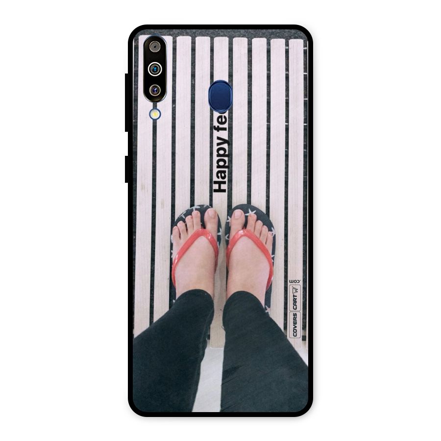 Happy Feet Metal Back Case for Galaxy M30