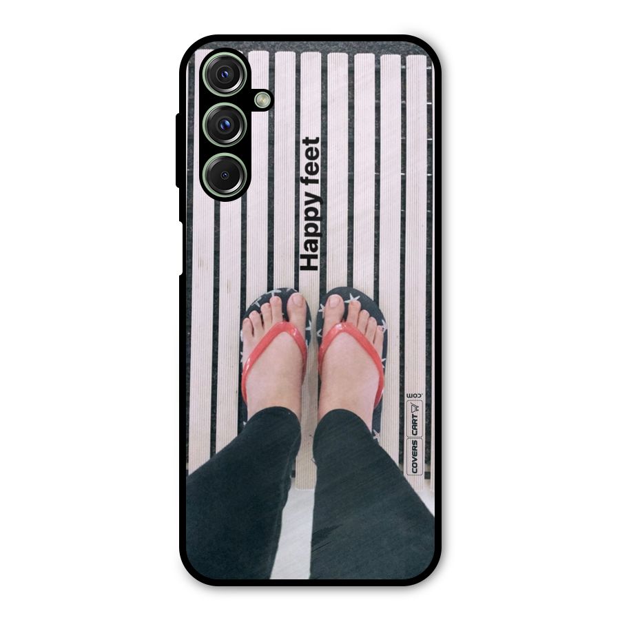 Happy Feet Metal Back Case for Galaxy M34
