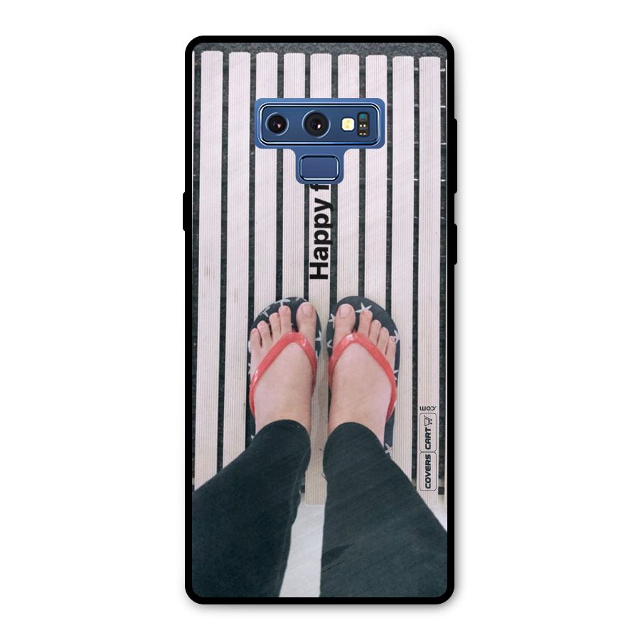 Happy Feet Metal Back Case for Galaxy Note 9