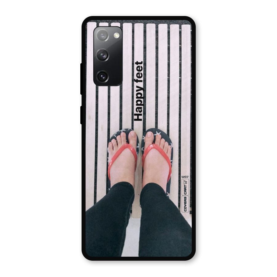 Happy Feet Metal Back Case for Galaxy S20 FE 5G
