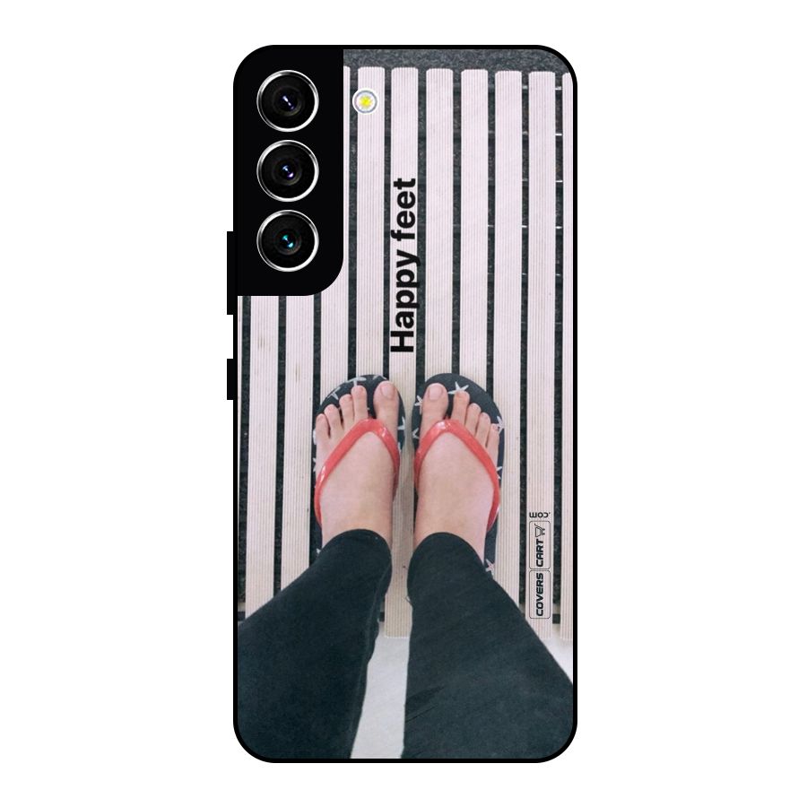 Happy Feet Metal Back Case for Galaxy S22 5G