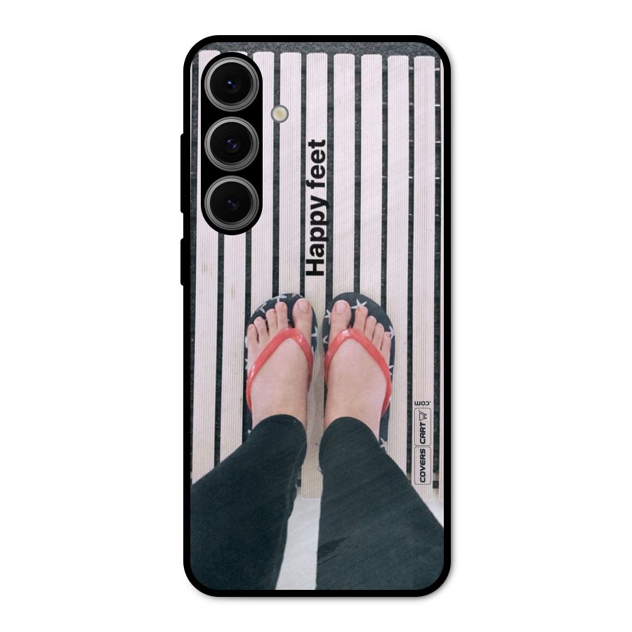 Happy Feet Metal Back Case for Galaxy S24 FE