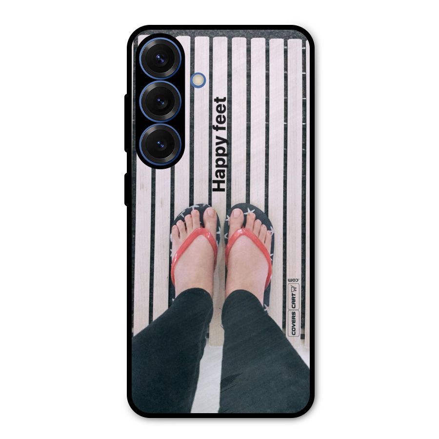 Happy Feet Metal Back Case for Galaxy S25