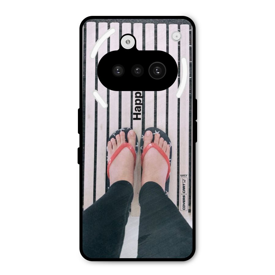 Happy Feet Metal Back Case for Nothing Phone 3a