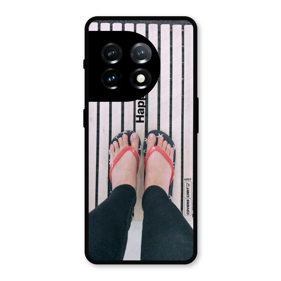 Happy Feet Metal Back Case for OnePlus 11
