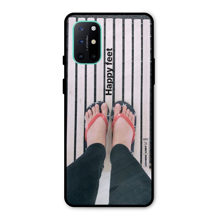 Happy Feet Metal Back Case for OnePlus 8T