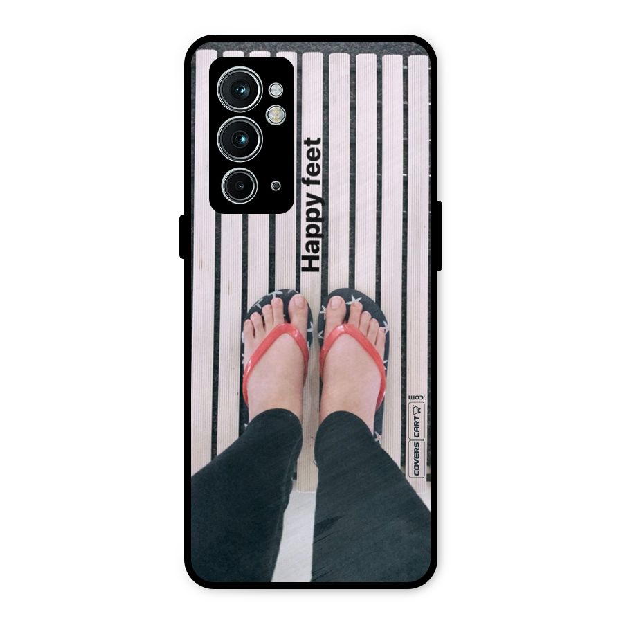 Happy Feet Metal Back Case for OnePlus 9RT 5G