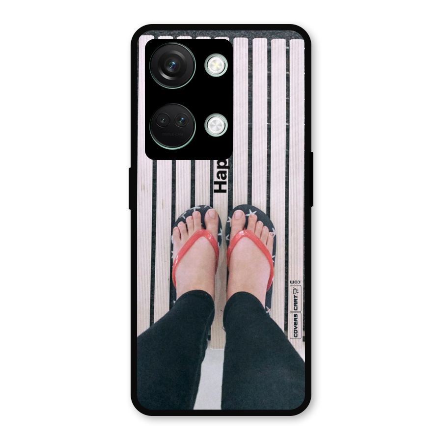 Happy Feet Metal Back Case for OnePlus Nord 3