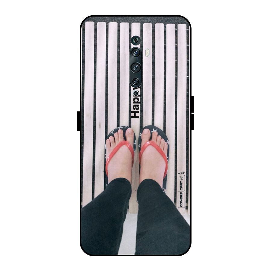 Happy Feet Metal Back Case for Oppo Reno2 F