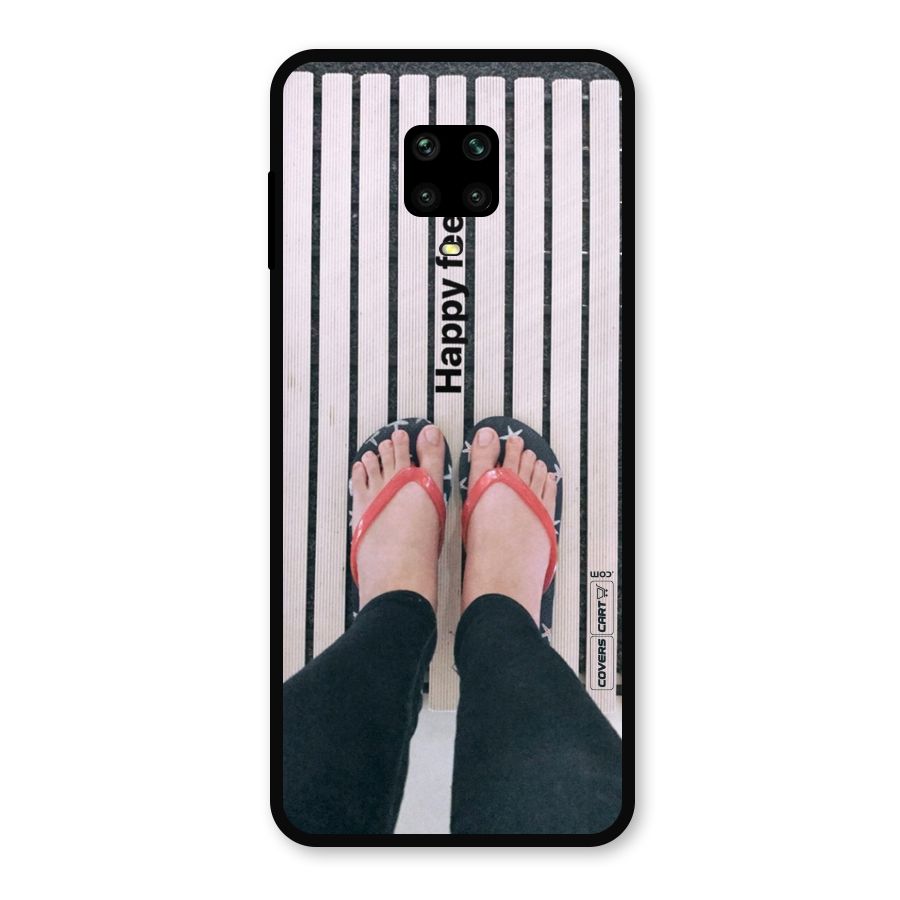 Happy Feet Metal Back Case for Poco M2 Pro
