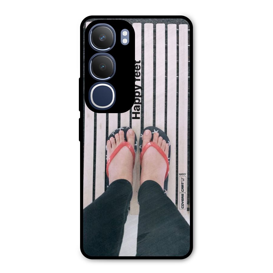 Happy Feet Metal Back Case for Vivo Y29