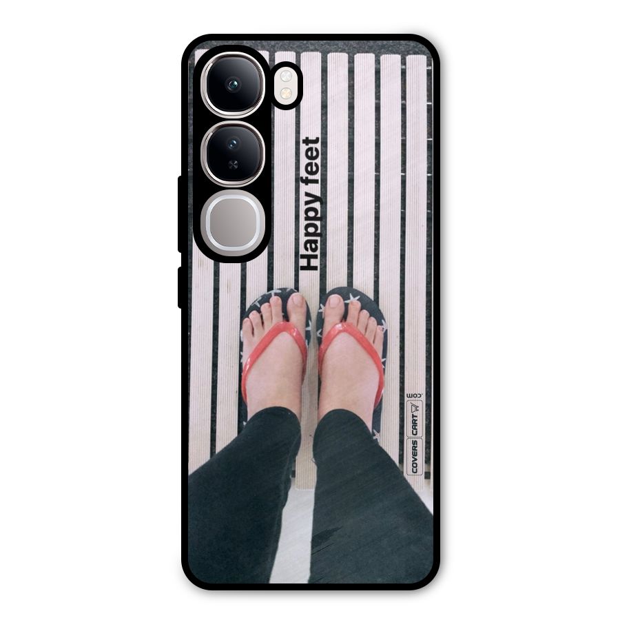 Happy Feet Metal Back Case for Vivo Y300