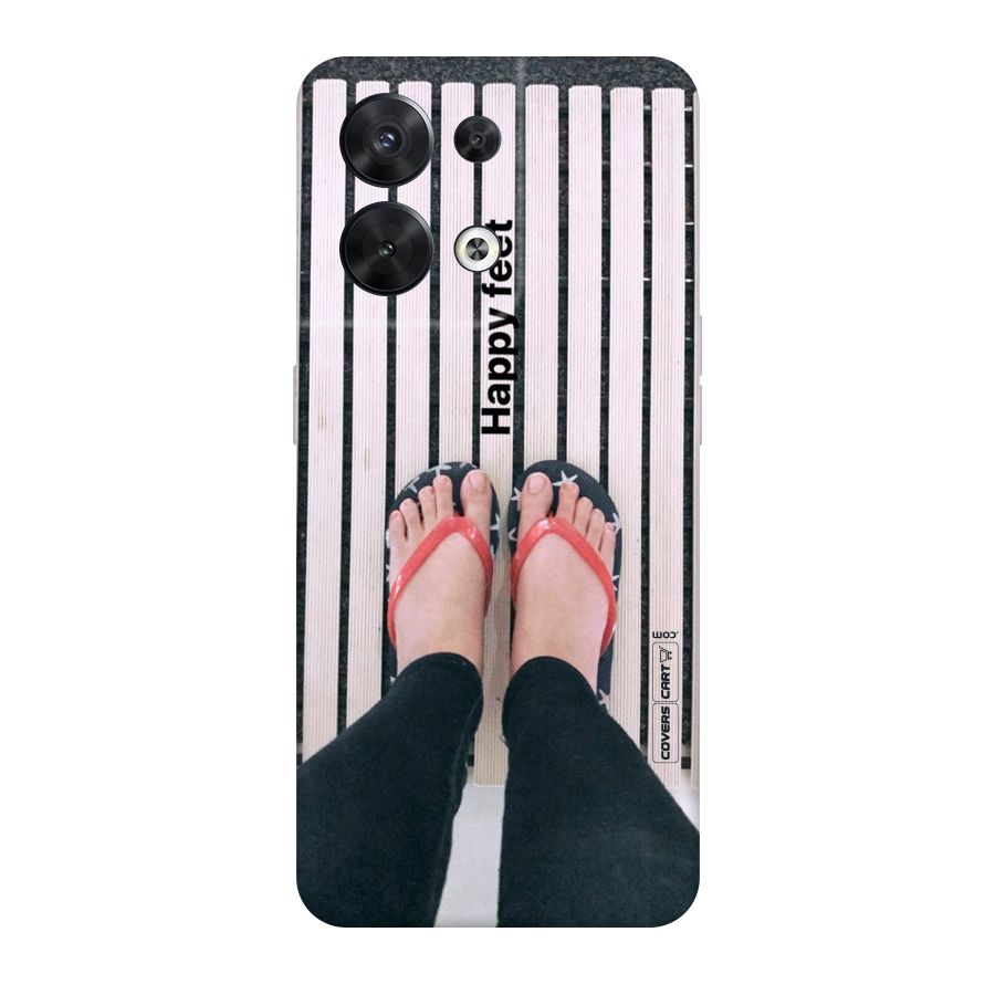 Happy Feet Original Polycarbonate Back Case for Oppo Reno8 5G