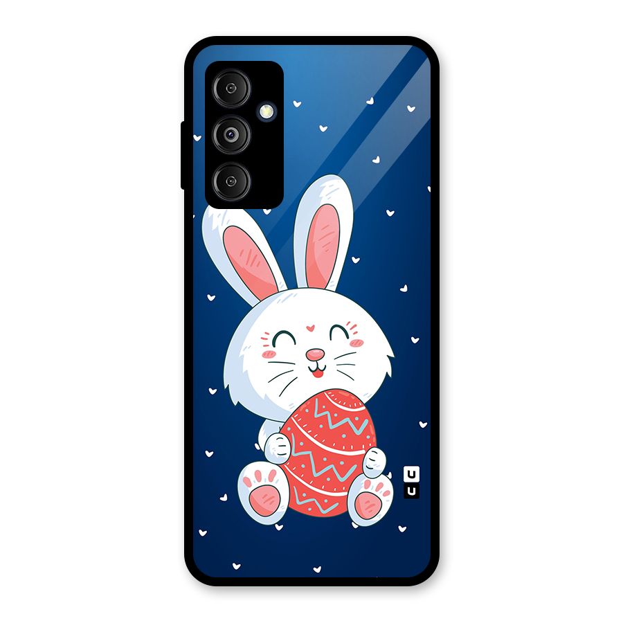 Happy Festive Bunny Glass Back Case for Galaxy M14 5G