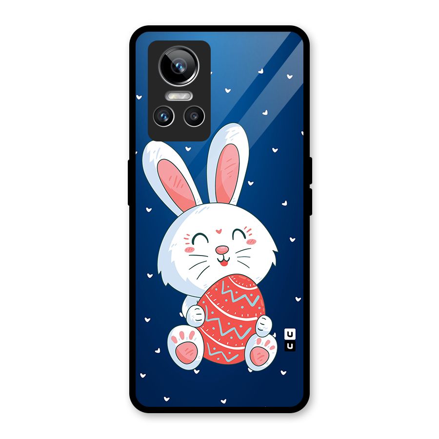 Happy Festive Bunny Glass Back Case for Realme GT Neo 3