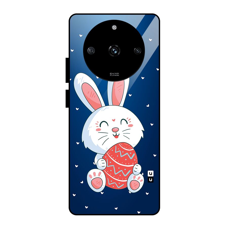 Happy Festive Bunny Glass Back Case for Realme Narzo 60 5G