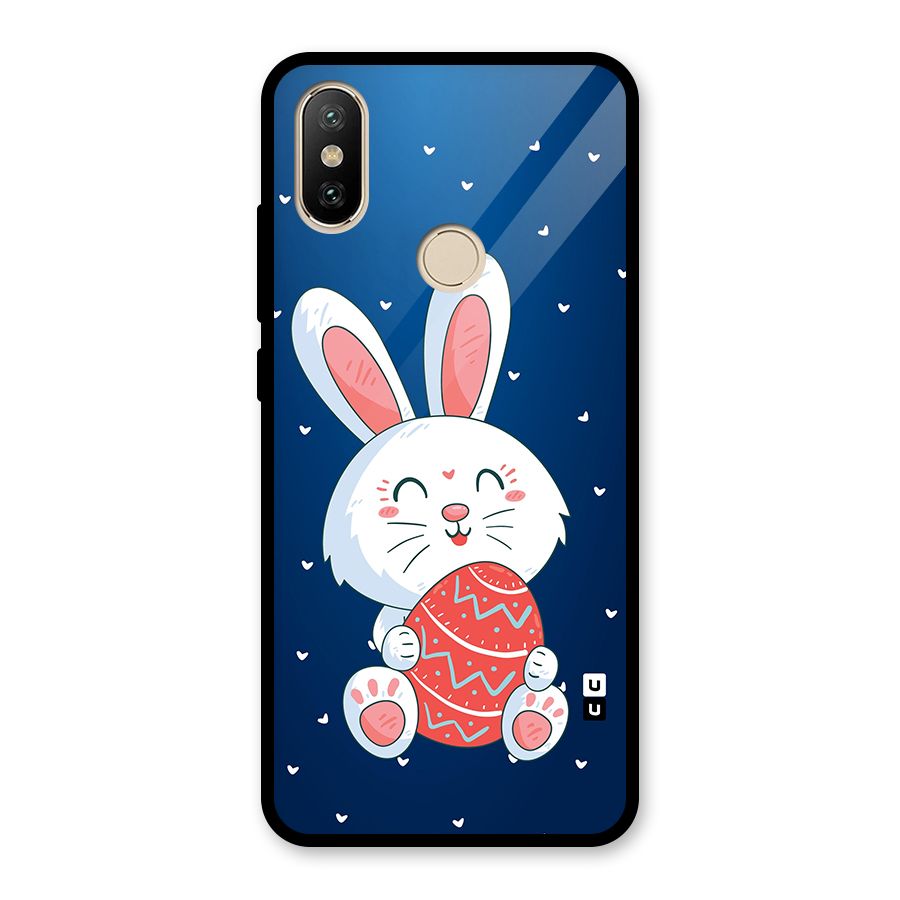 Happy Festive Bunny Glass Back Case for Redmi A2