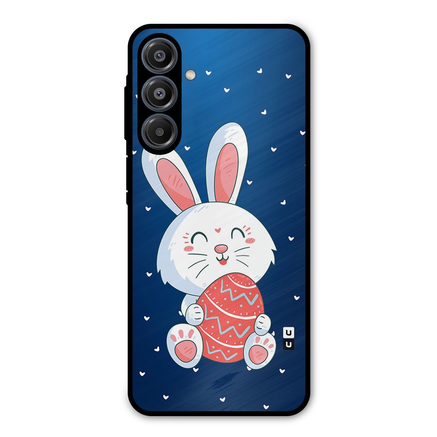 Happy Festive Bunny Metal Back Case for Galaxy A16 5G