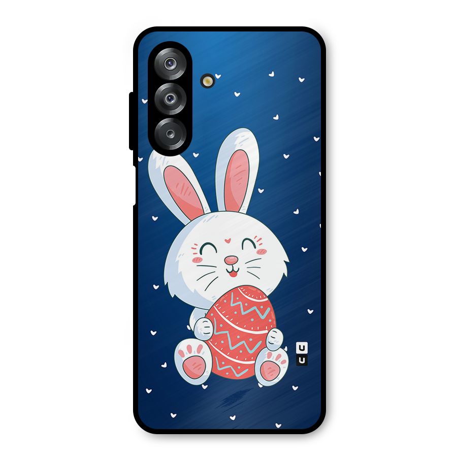 Happy Festive Bunny Metal Back Case for Galaxy A26