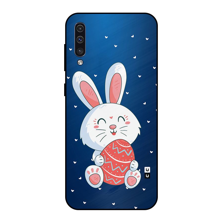Happy Festive Bunny Metal Back Case for Galaxy A30s