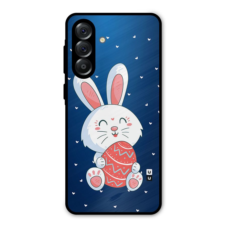 Happy Festive Bunny Metal Back Case for Galaxy A36