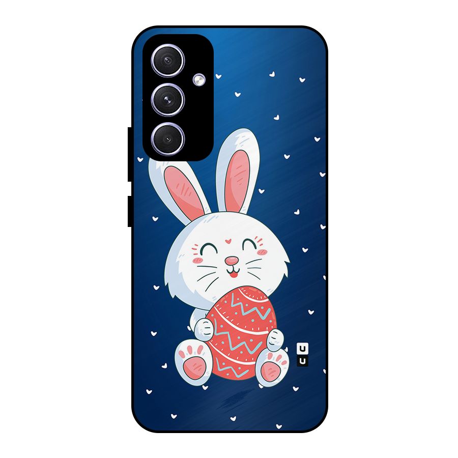 Happy Festive Bunny Metal Back Case for Galaxy A54