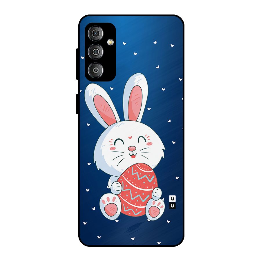 Happy Festive Bunny Metal Back Case for Galaxy F23
