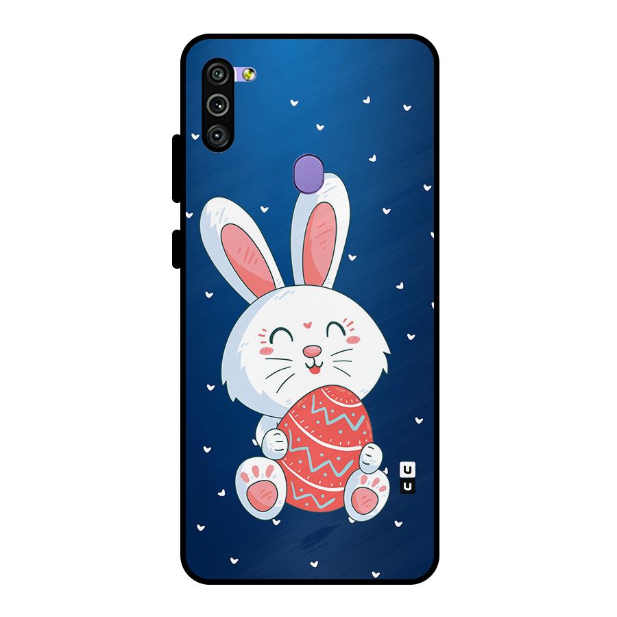 Happy Festive Bunny Metal Back Case for Galaxy M11