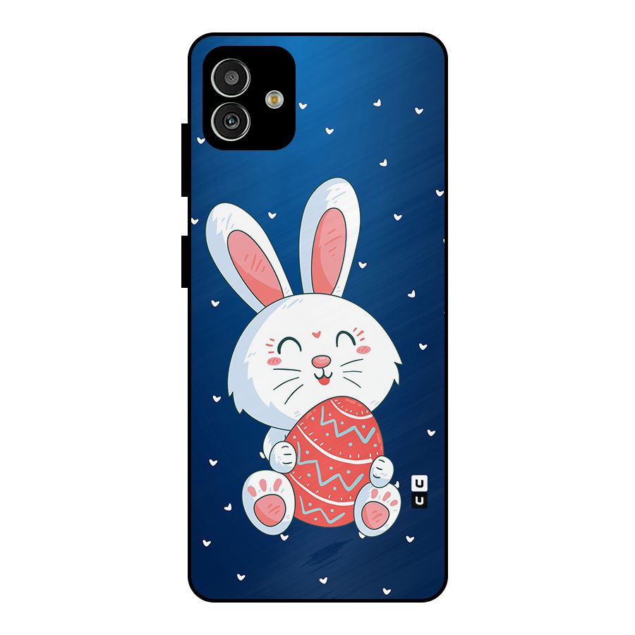 Happy Festive Bunny Metal Back Case for Galaxy M13 5G