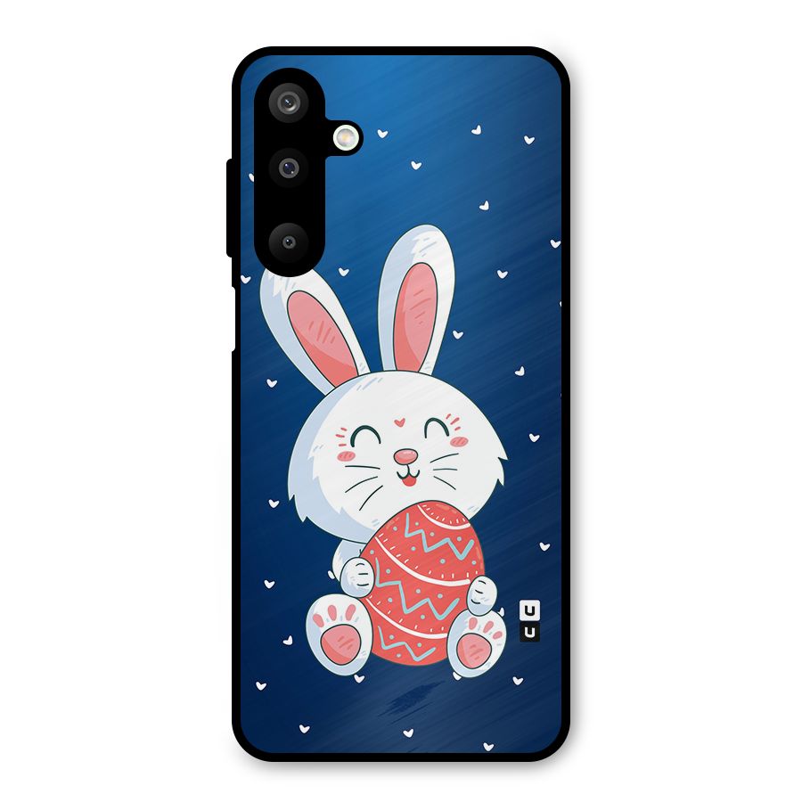 Happy Festive Bunny Metal Back Case for Galaxy M16