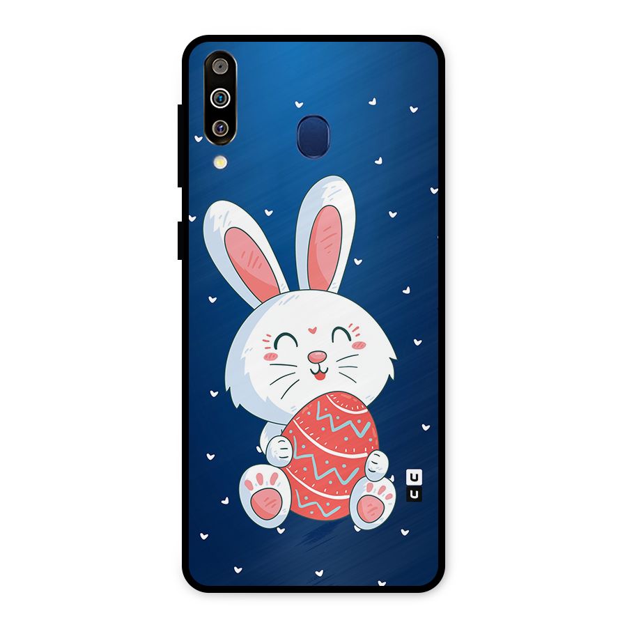 Happy Festive Bunny Metal Back Case for Galaxy M30