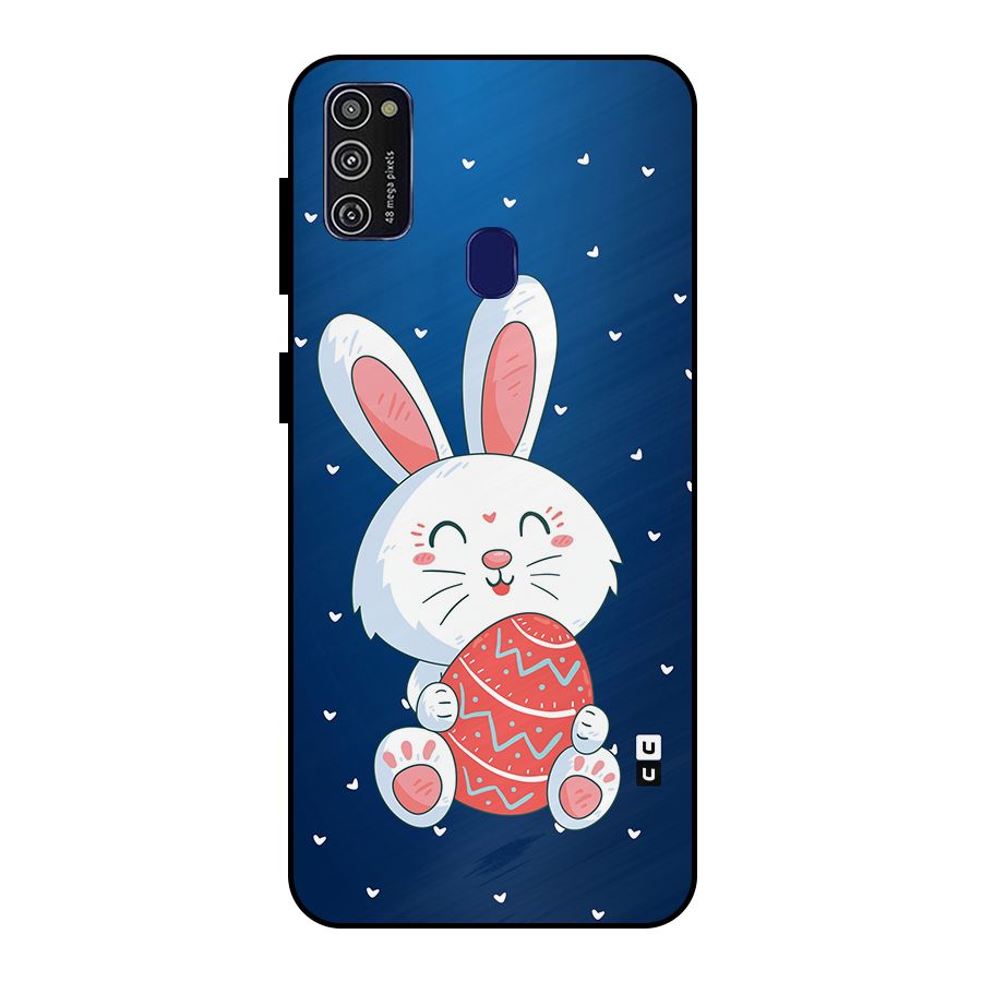 Happy Festive Bunny Metal Back Case for Galaxy M30s