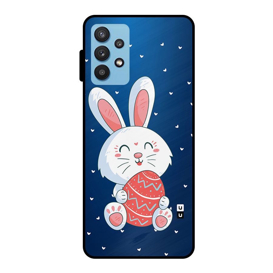 Happy Festive Bunny Metal Back Case for Galaxy M32 5G