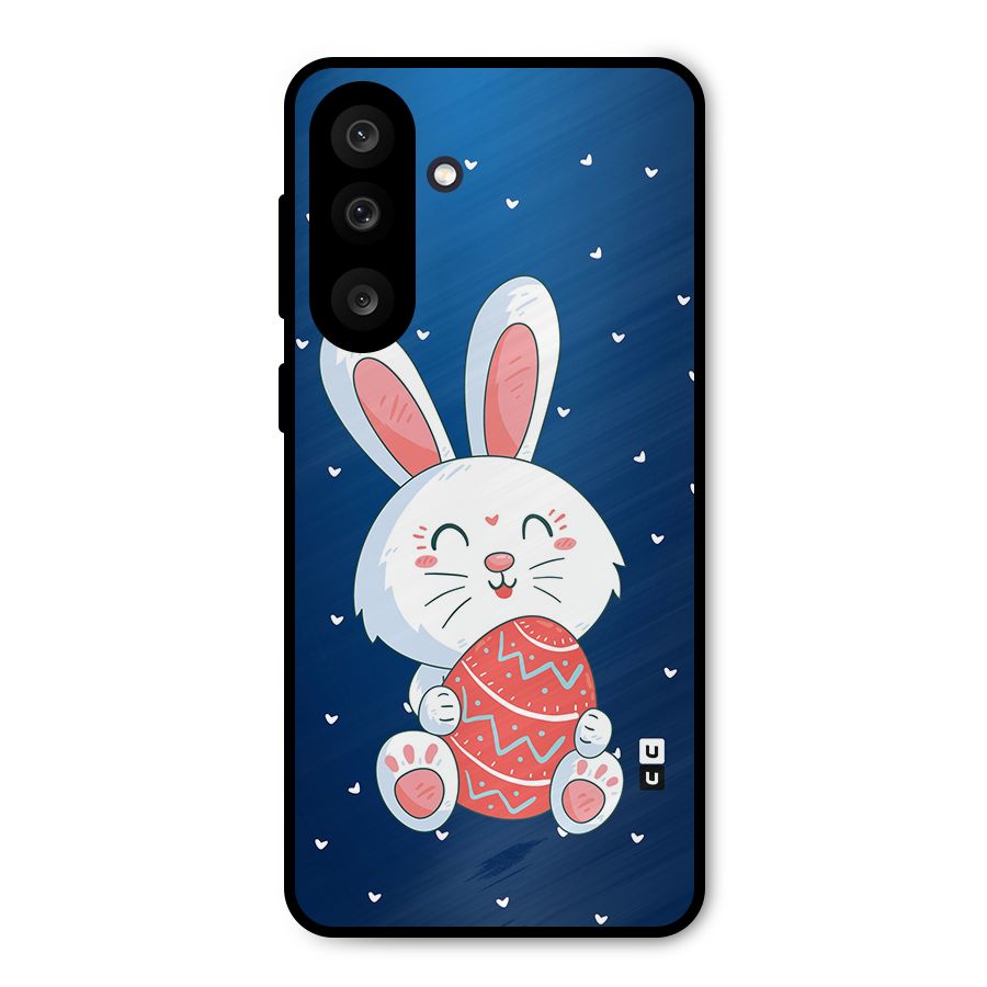 Happy Festive Bunny Metal Back Case for Galaxy M56