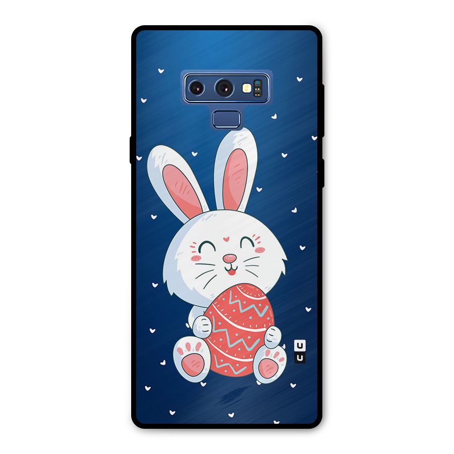 Happy Festive Bunny Metal Back Case for Galaxy Note 9
