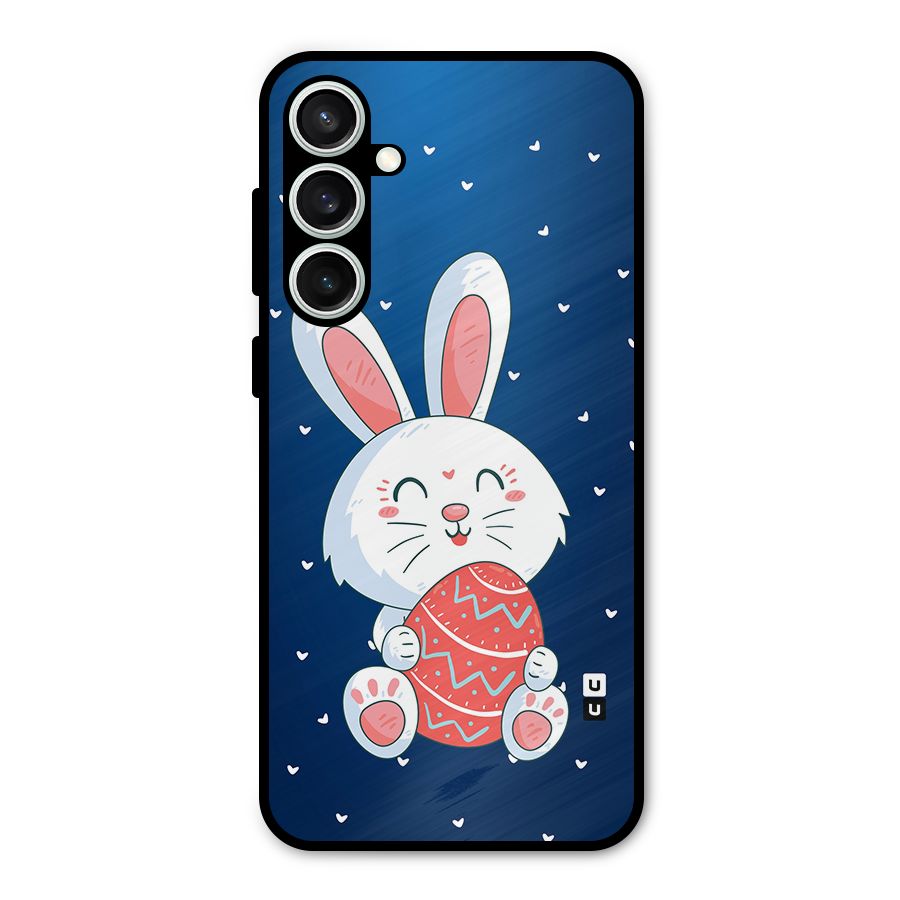 Happy Festive Bunny Metal Back Case for Galaxy S23 FE
