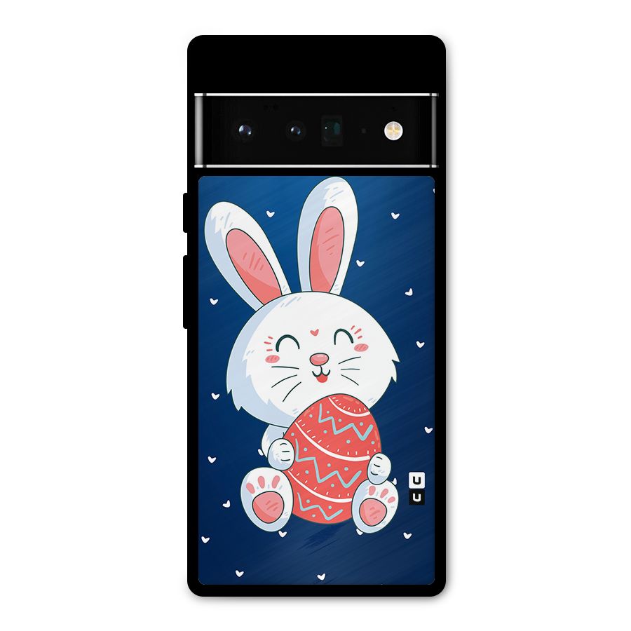 Happy Festive Bunny Metal Back Case for Google Pixel 6 Pro