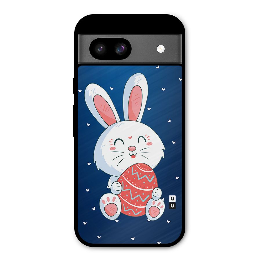 Happy Festive Bunny Metal Back Case for Google Pixel 8a